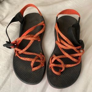 Orange Two Strapped Women’s Chaco Sandals
